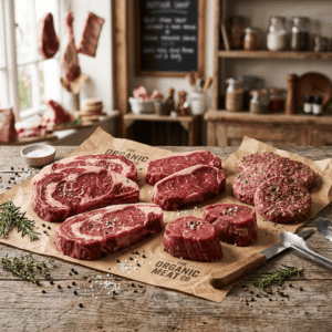 Organic Beef Steak Selection Box